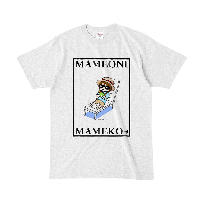 カラーTシャツ(淡色) - L - アッシュ