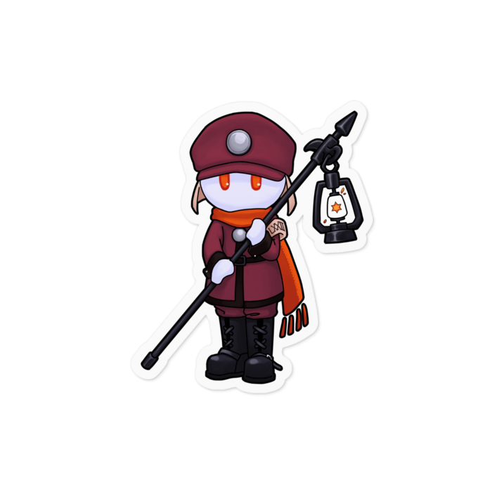 ステッカー - 100 x 100 (mm)