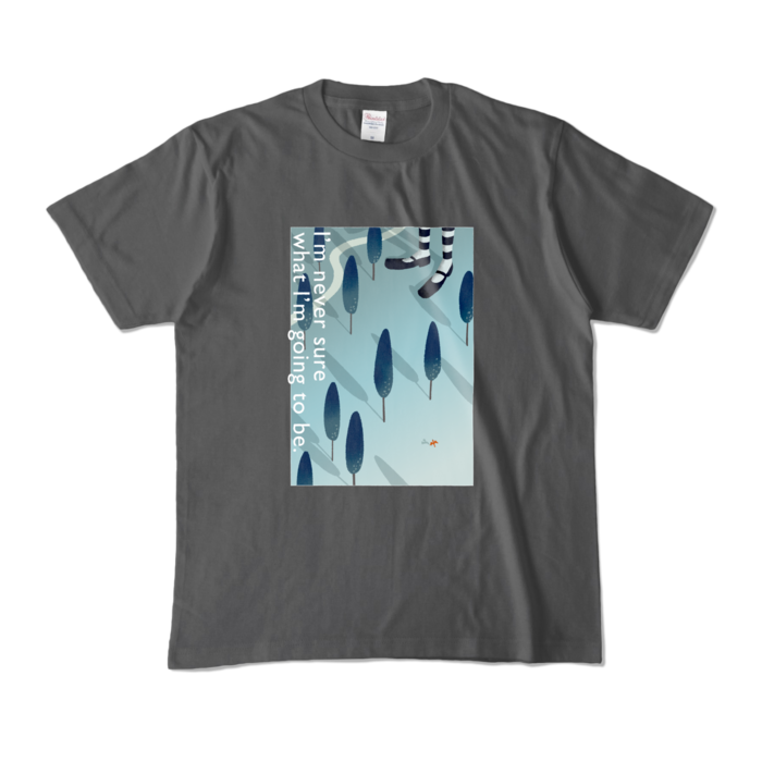 カラーTシャツ - M - チャコール (濃色)