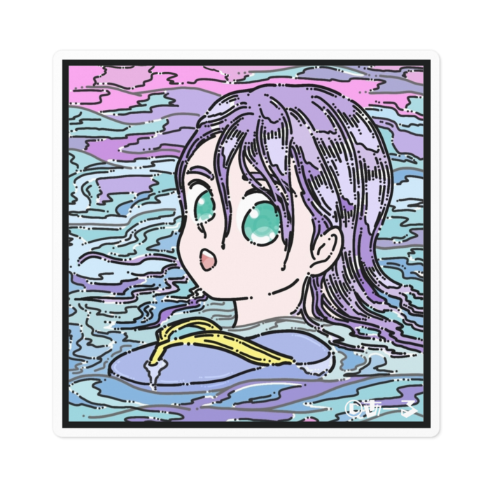 ステッカー - 100 × 100 (mm)