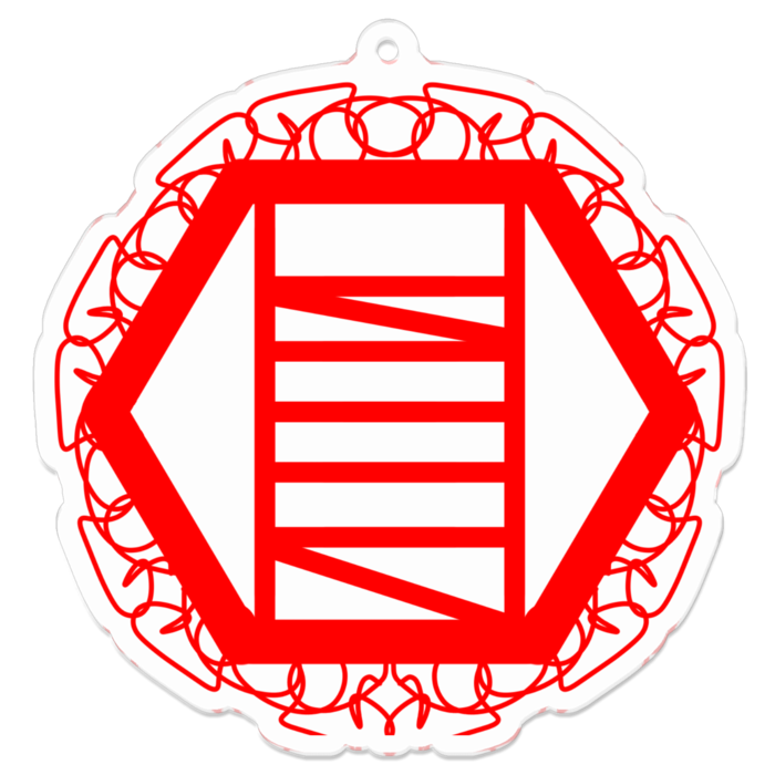 アクリルキーホルダー - 70 x 70 (mm)