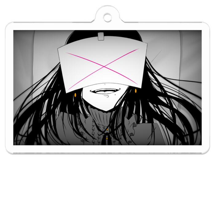 アクリルキーホルダー（コーティング） - 50 x 50 (mm)