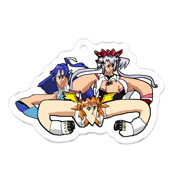 アクリルキーホルダー - 50 x 50 (mm)