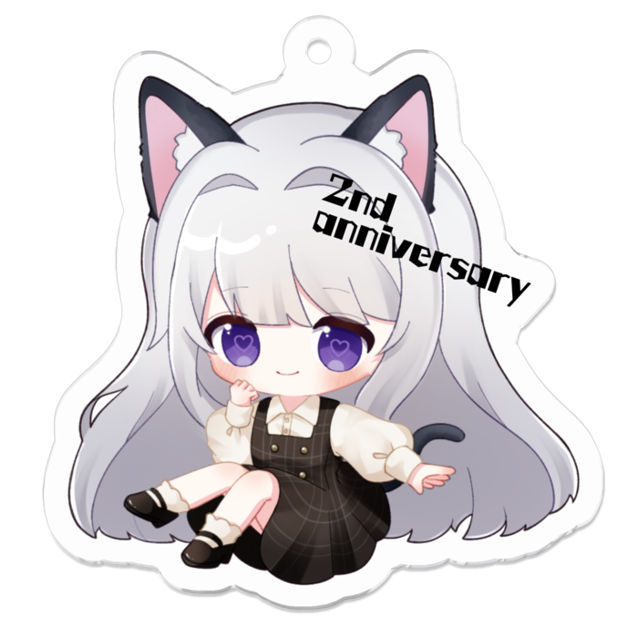 アクリルキーホルダー - 50 x 50 (mm)