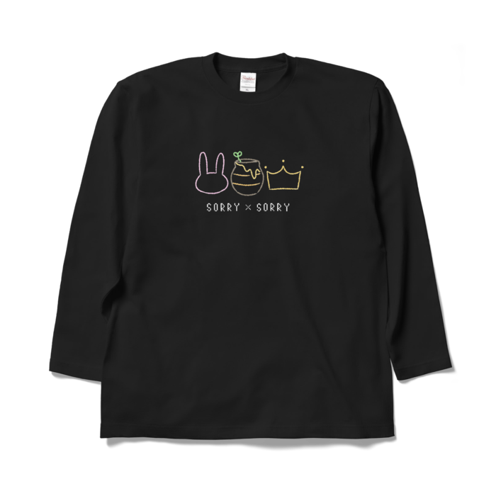 ロングスリーブTシャツ - XL - ブラック