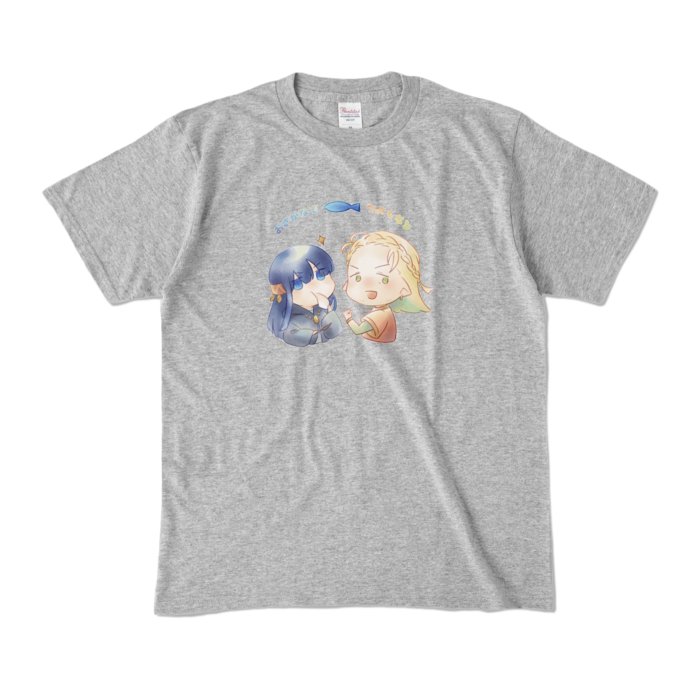 カラーTシャツ - M - 杢グレー (濃色)