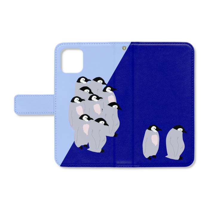 手帳型iPhoneケース - iPhone11 - ストラップ穴 あり