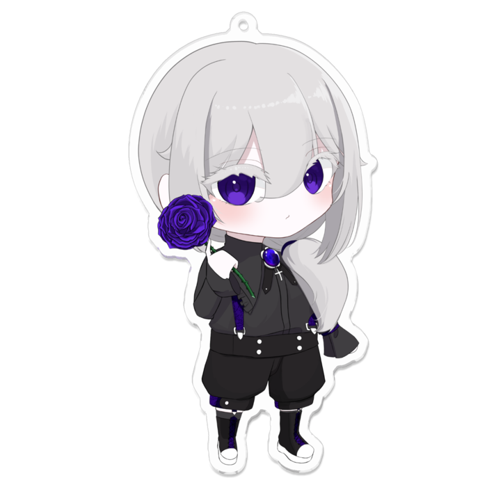 藤沢虎アクリルキーホルダー（コーティング） - 100 x 100 (mm)