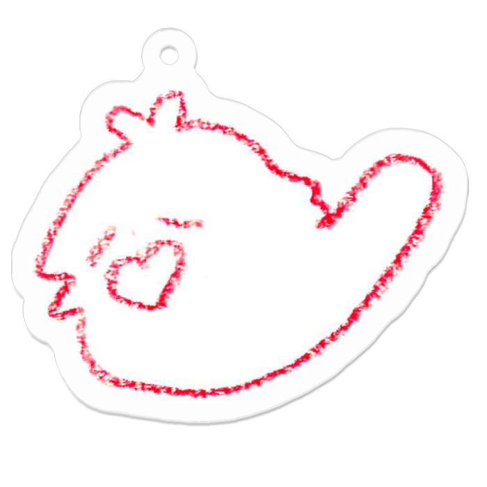 アクリルキーホルダー - 50 x 50 (mm)