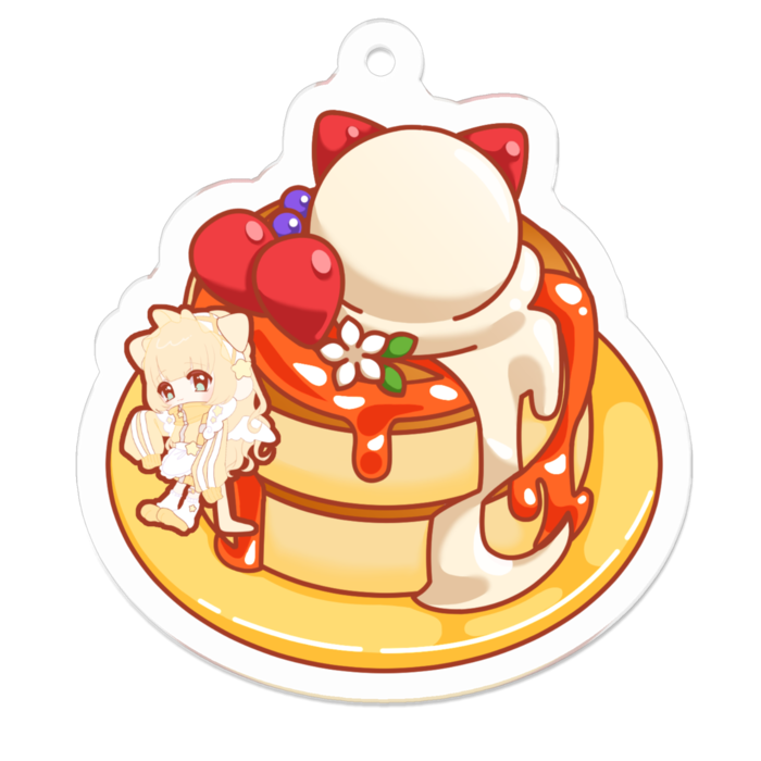 スペシャルデザートキーホルダー -最中あんこ-