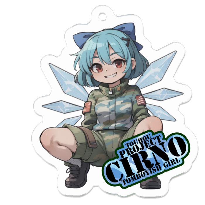 アクリルキーホルダー - 50 x 50 (mm)