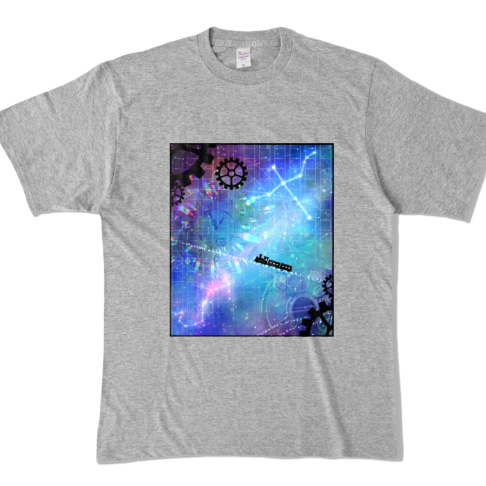 カラーTシャツ - XL - 杢グレー (濃色)