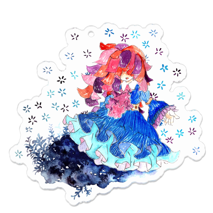 アクリルキーホルダー - 70 x 70 (mm)