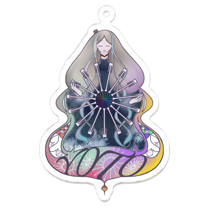 アクリルキーホルダー - 70 x 70 (mm)