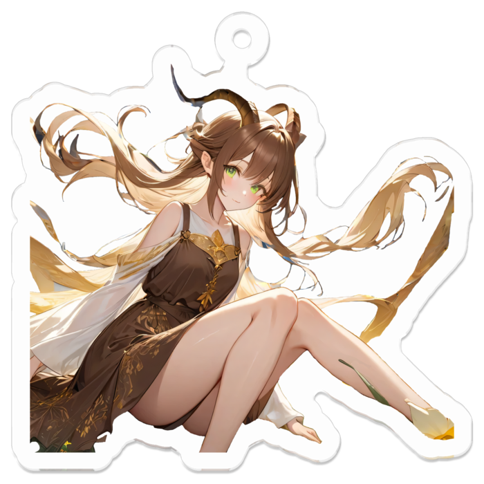 アクリルキーホルダー - 50 x 50 (mm)