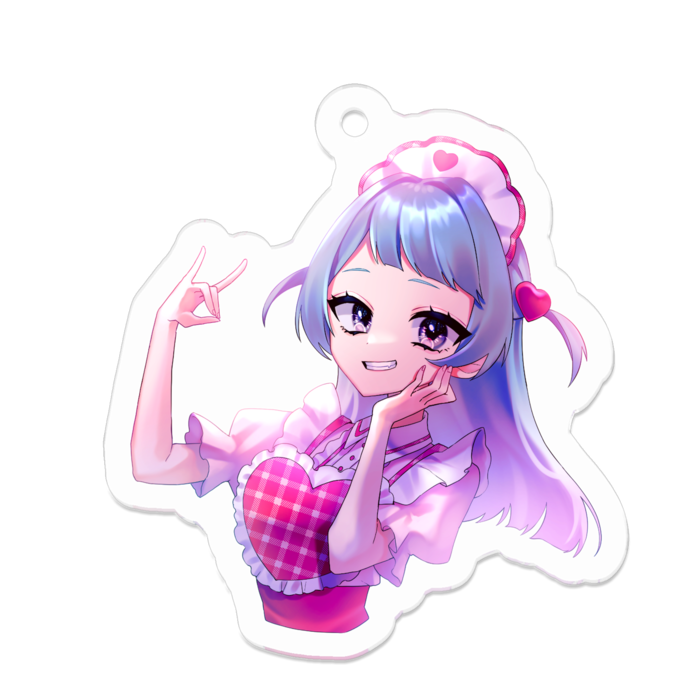アクリルキーホルダー - 50 x 50 (mm)