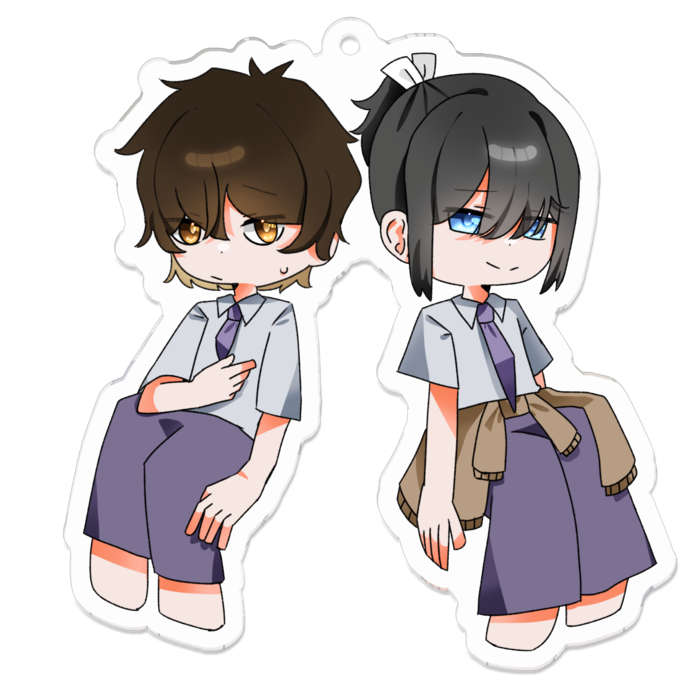 アクリルキーホルダー - 70 x 70 (mm)