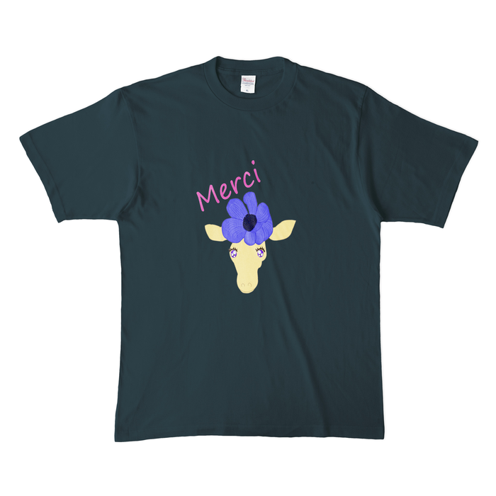 カラーTシャツ(濃色) - XL - デニム