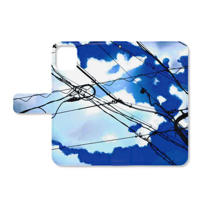 手帳型iPhoneケース - iPhone11ProMax - ストラップ穴 あり