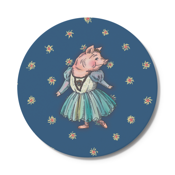 コースターbig pig ballerina