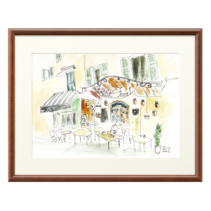 A4 - 額縁・ブラウン