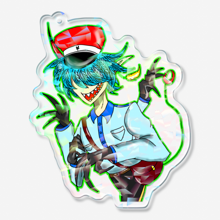 ホログラムアクリルキーホルダー - 70 × 70mm