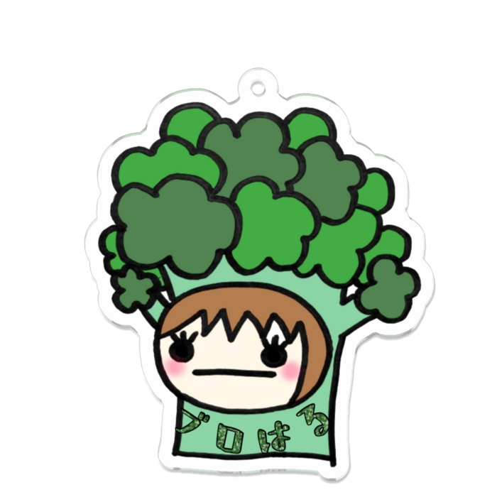 アクリルキーホルダー - 70 x 70 (mm)