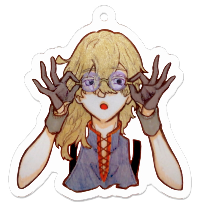 アクリルキーホルダー - 50 x 50 (mm)