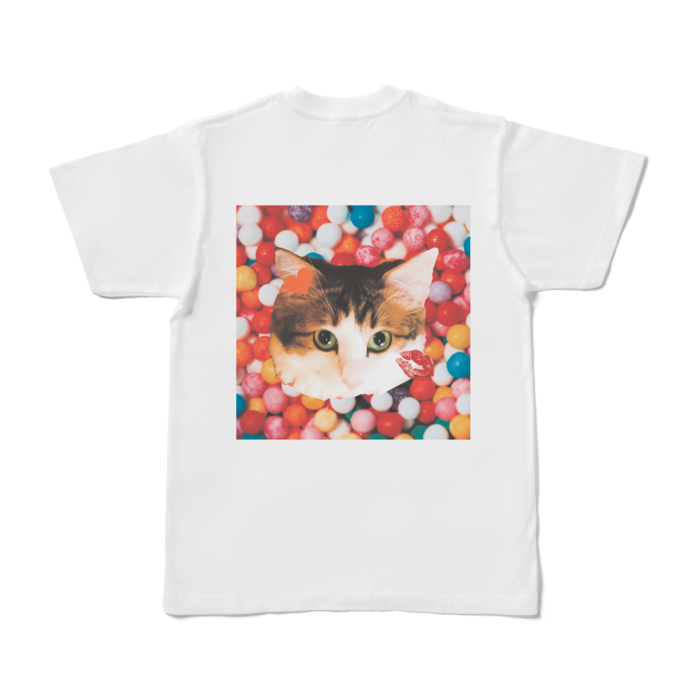 Tシャツ - S - 背面(キャンディー02)