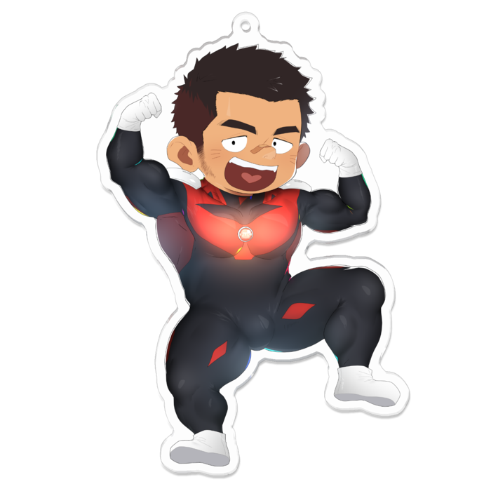 アクリルキーホルダーL - 100 x 100 (mm)