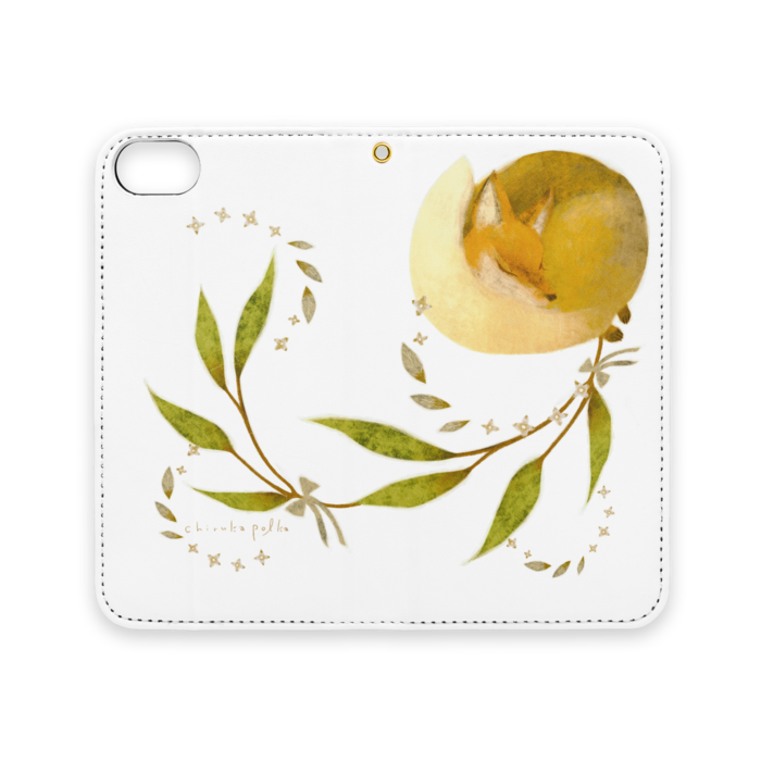 手帳型iPhoneケース（ベルトなし） - iPhone 8 / 7 / SE2 - ストラップ穴 あり