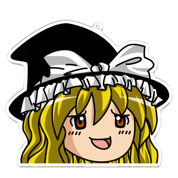 アクリルキーホルダー - 100 x 100 (mm)