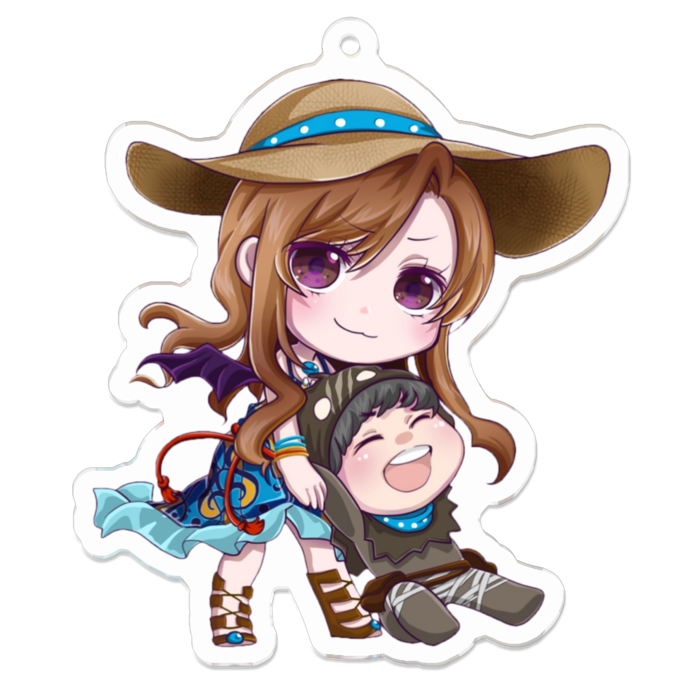 アクリルキーホルダー - 70 x 70 (mm)