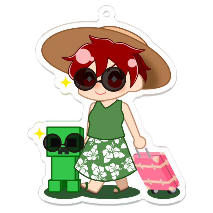 アクリルキーホルダー - 70 x 70 (mm)