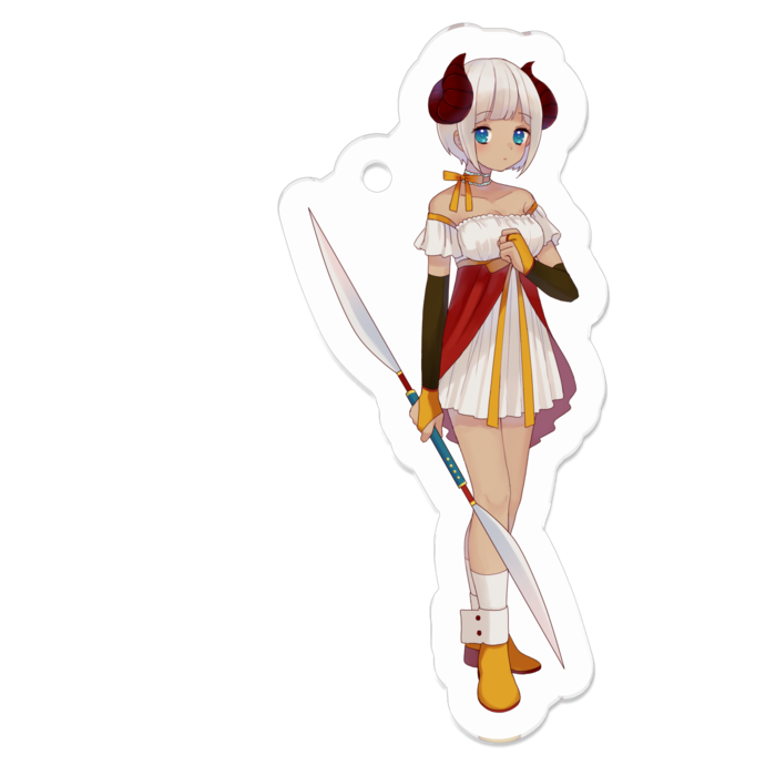 アクリルキーホルダー - 50 x 50 (mm)