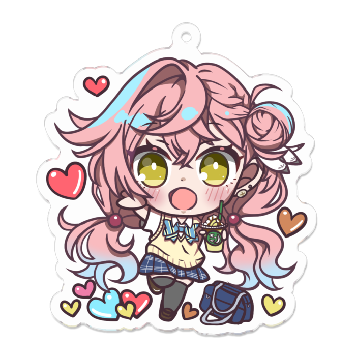 アクリルキーホルダー - 70 x 70 (mm)