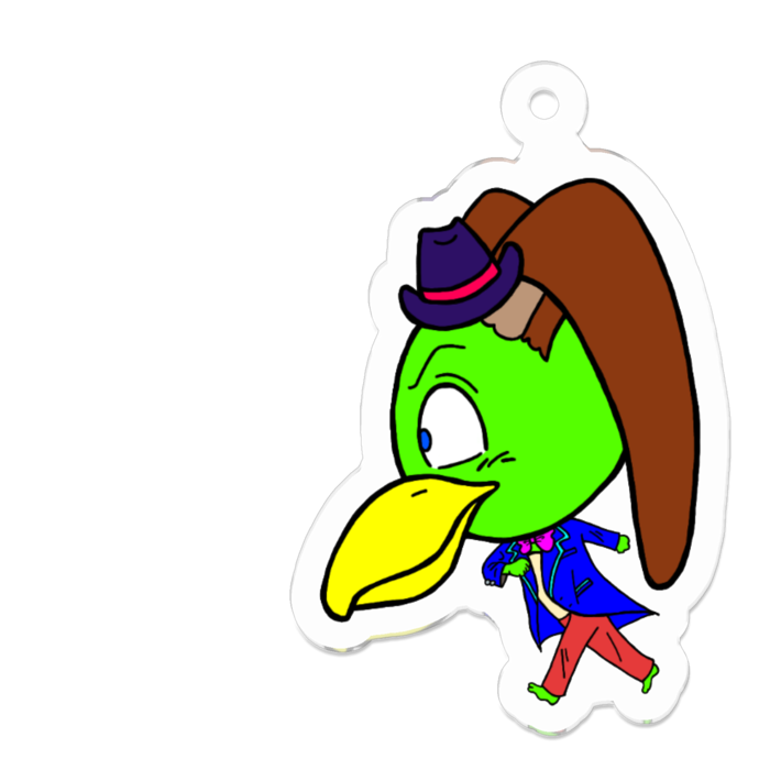 アクリルキーホルダー（コーティング） - 50 × 50 (mm)