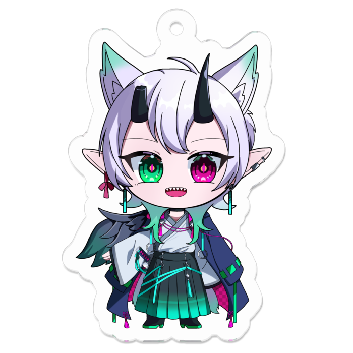 アクリルキーホルダー（コーティング） - 50 x 50 (mm)