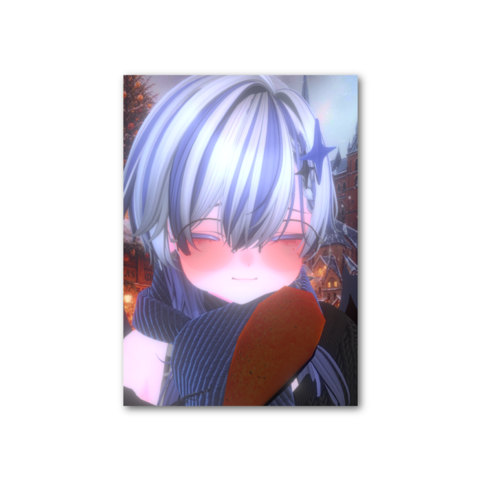 フォト風カード - 縦 - 片面