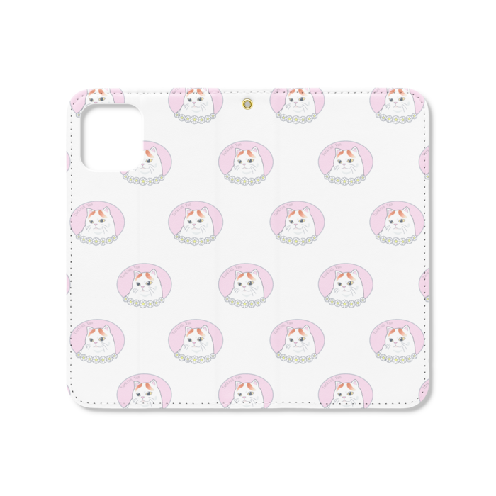 手帳型iPhoneケース(ベルトなし) - iPhone 11 Pro - ストラップ穴 あり