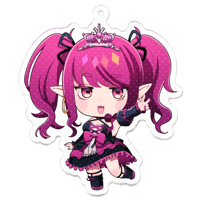 アクリルキーホルダー（コーティング） - 70 x 70 (mm)