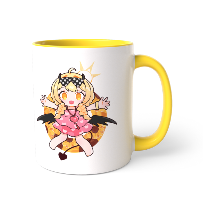 ツートンカラーマグカップ - 直径 8.2cm / 高さ 9.5cm