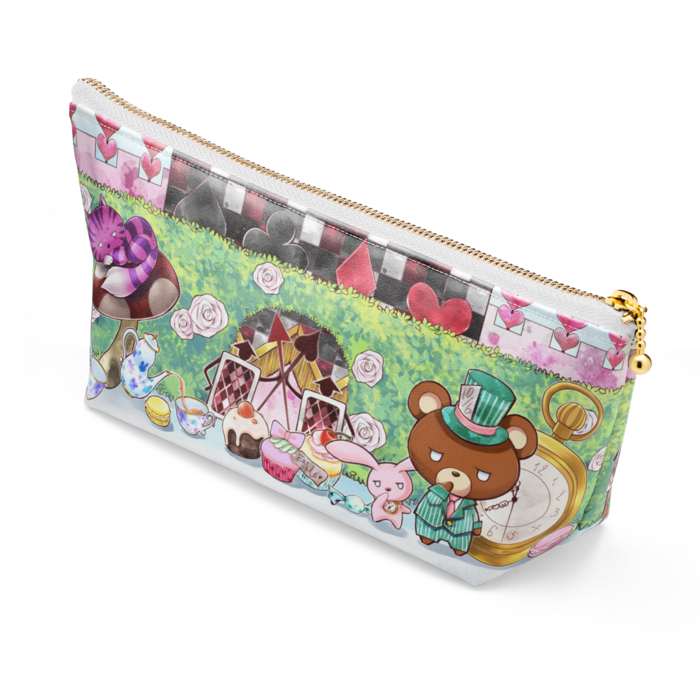 ポーチ - 長さ21.5cm / 高さ10cm - ホワイト