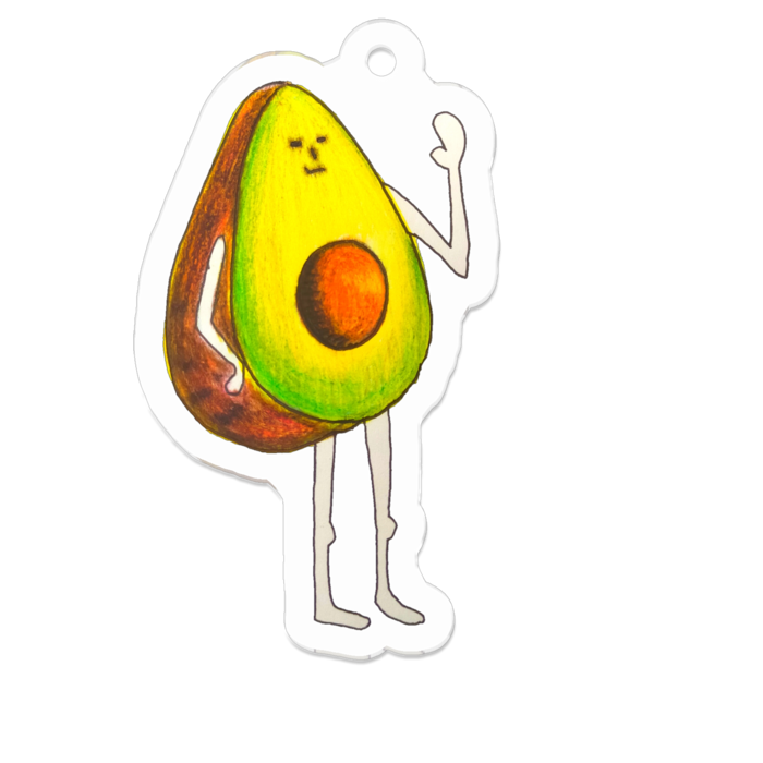 アクリルキーホルダー - 50 x 50 (mm)