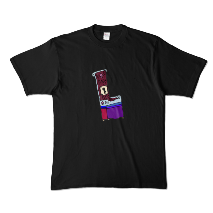 カラーTシャツ - XL - ブラック (濃色)