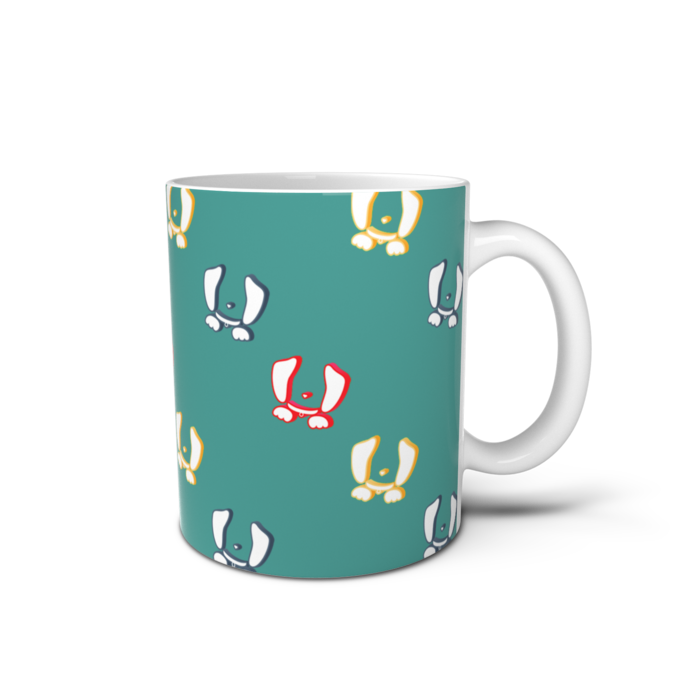 ワンたんブルー - 直径 8 cm / 高さ 9.5 cm