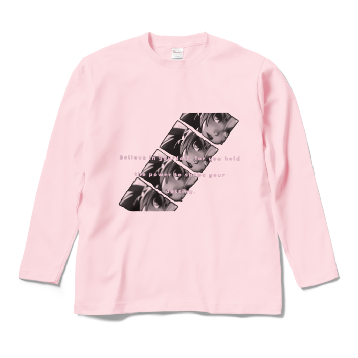 ロングスリーブTシャツ - M - ライトピンク