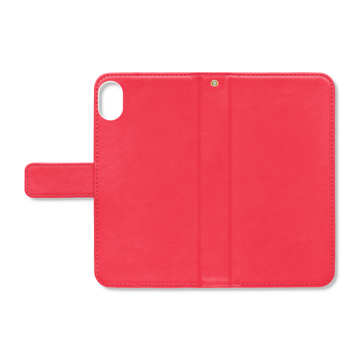 手帳型iPhoneケース - iPhone XR - ストラップ穴 あり