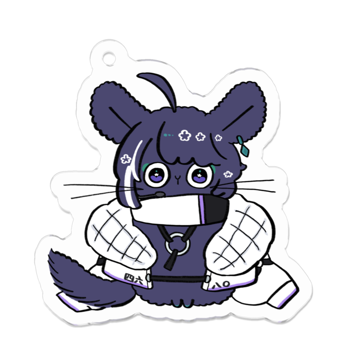 アクリルキーホルダー - 50 x 50 (mm)