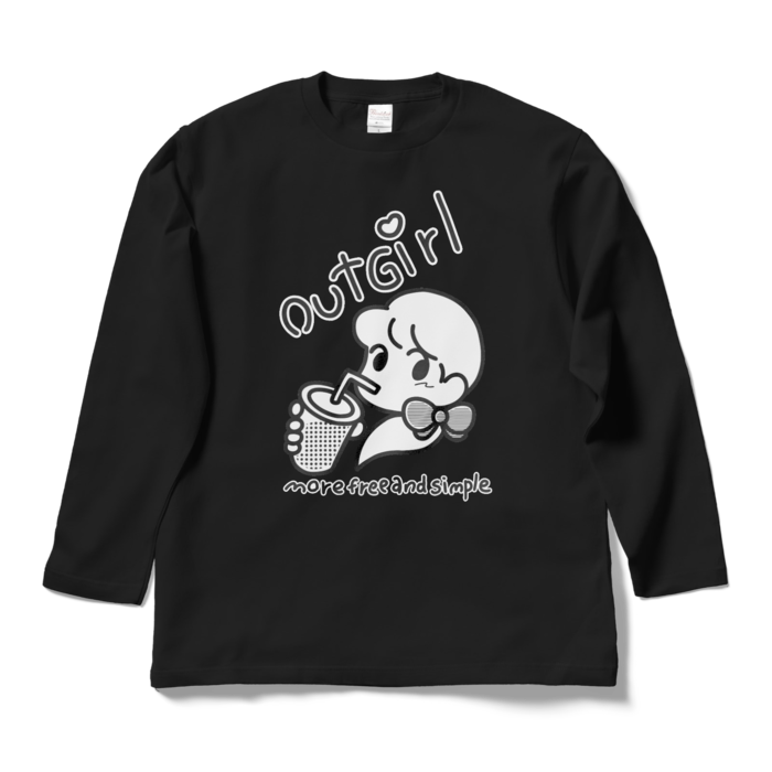 ロングスリーブTシャツ - L - ブラック